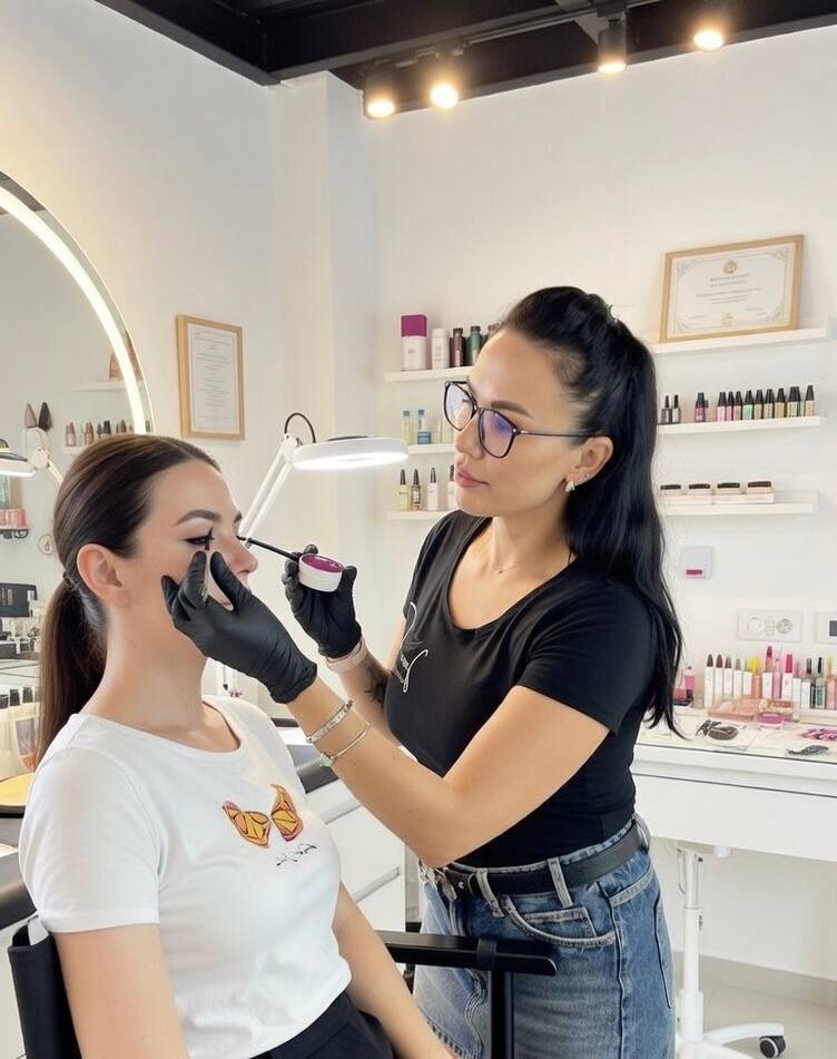 Обучение по ламинированию бровей